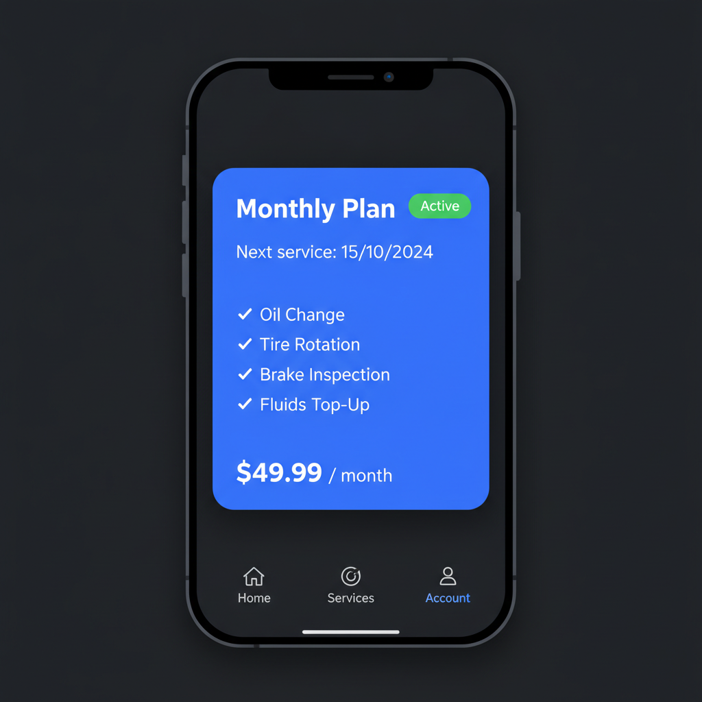 Maintenance plans
