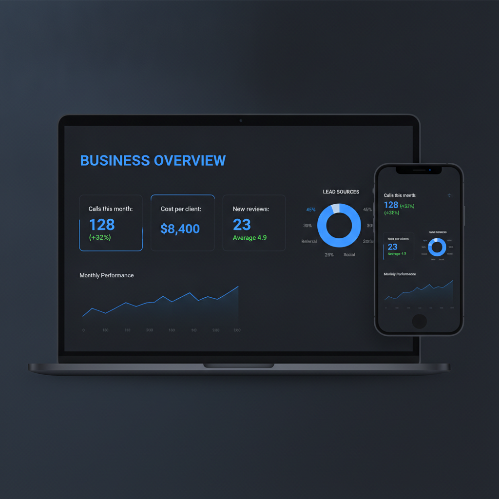 Smart Dashboard for trade businesses